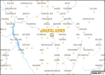 map of Jauro Luman