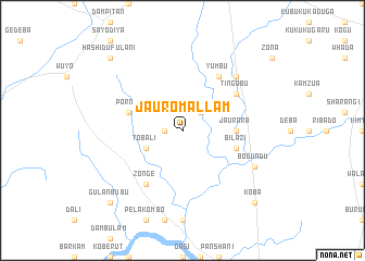 map of Jauro Mallam