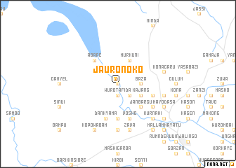 map of Jauro Noko