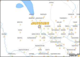 map of Jauro Nubin