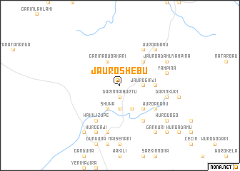 map of Jauro Shebu