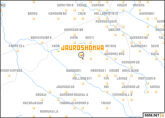 map of Jauro Shomwa