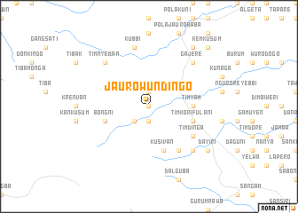 map of Jauro Wundingo