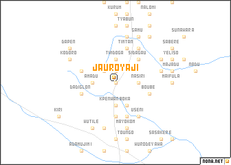 map of Jauro Yaji