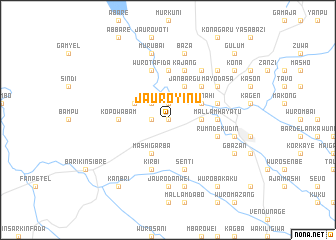 map of Jauro Yinu