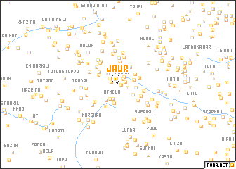 map of Jaur