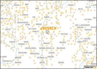 map of Jausach