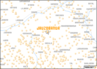 map of Jauzo Bānda