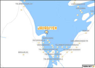 map of Javādīyeh