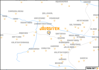 map of Javādīyeh