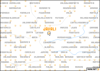 map of Javali