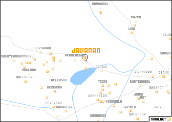 map of Javanān