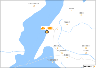 map of Javane