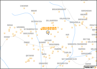 map of Javārān