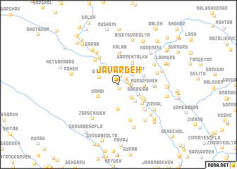 map of Jāvar Deh