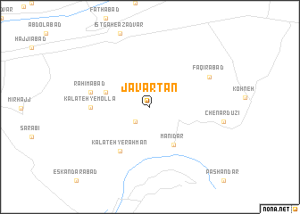 map of Jāvar Tan