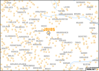 map of Javaš