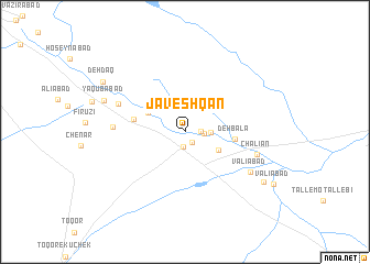 map of Javeshqān