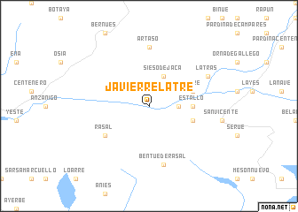 map of Javierrelatre