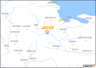 map of Javier