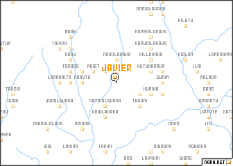 map of Javier