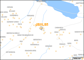 map of Javīlān