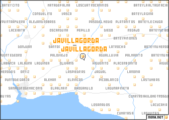 map of Javilla Gorda