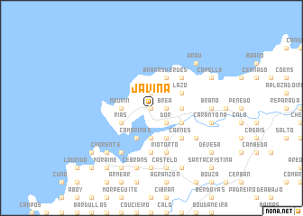 map of Javiña