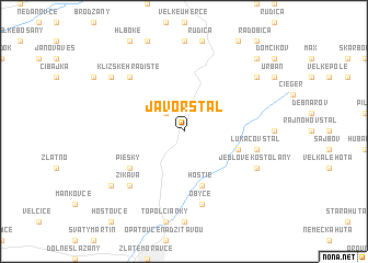 map of Javor Štál