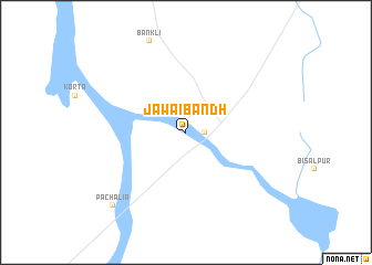 map of Jawāi Bāndh