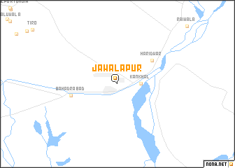 map of Jawālāpur