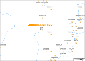 map of Jawānggahtawng