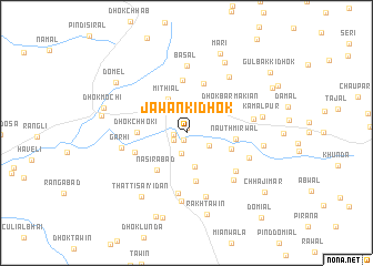 map of Jawān ki Dhok