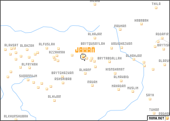 map of Jaw‘ān