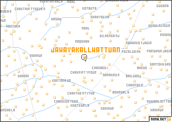 map of Jawāya Kall Wattuān
