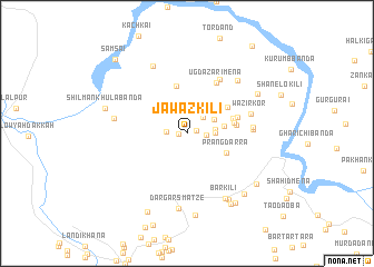 map of Jawāz Kili