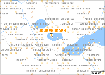 map of Jawbeh Modeh