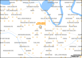 map of Jawbe
