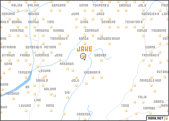 map of Jawe