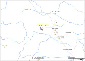 map of Jawfān