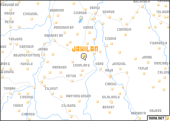 map of Jawilan