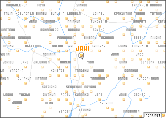 map of Jawi