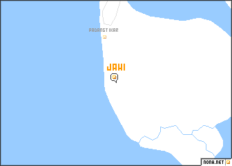 map of Jawi