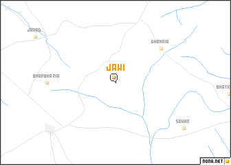 map of Jāwi