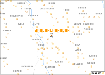 map of Jawl Ahl Waḩadah