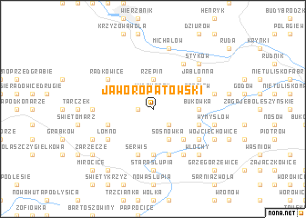 map of Jawor Opatowski