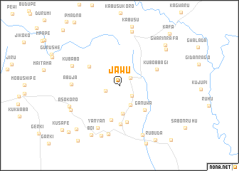 map of Jawu