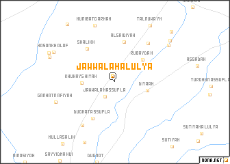 map of Jawwālah al ‘Ulyā