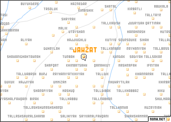 map of Jawzāt