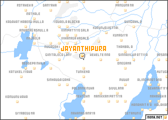 map of Jayanthipura